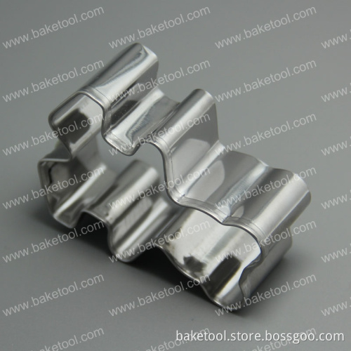 Food Grade Stainless Steel Teddy Bear Shape Cookie Cutter Cookie Tools
